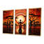 Sacred Full Moon Tribal Celebration - ensemble de salon art mural africain-1297306986-1297306991