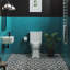 Lavabo mural rectangulaire en céramique avec fixation pour robinet Voltaire-118682193-101462132