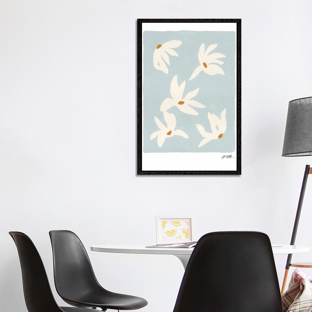 Abstract Floral I von Jen Wang Studios - Galerie-verpackte Leinwand Giclée auf Leinwand