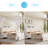 Upholstered Metal Canopy Storage Bed with Charging Ports, 2 Modes Princess Bed-765440011-765253737
