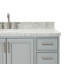Meuble-lavabo simple avec plateau Abshire 55-93359351