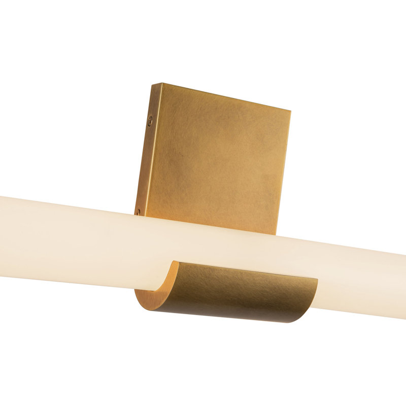 Apollo 1 - Light LED Bath Bar, Vintage Brass