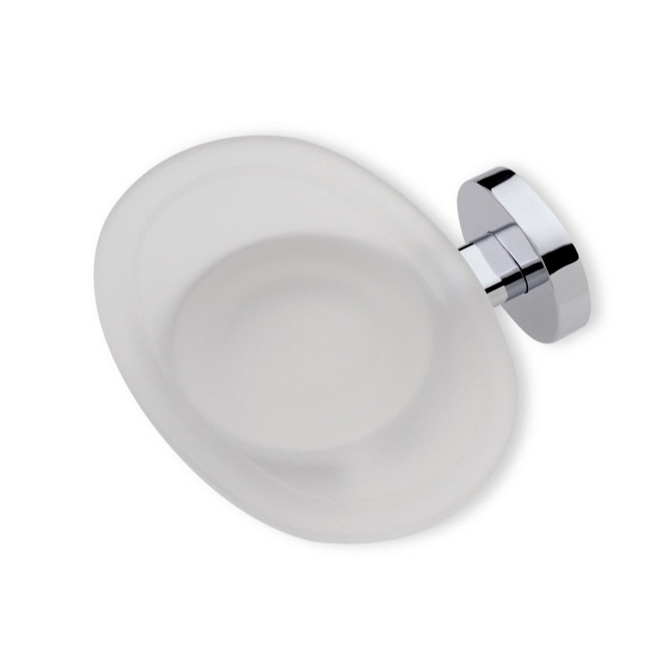 Porte-savon mural en verre Diana