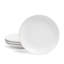 Over&Back Coupe Semi Hand-Finished Stoneware Appetizer Plates-99296344