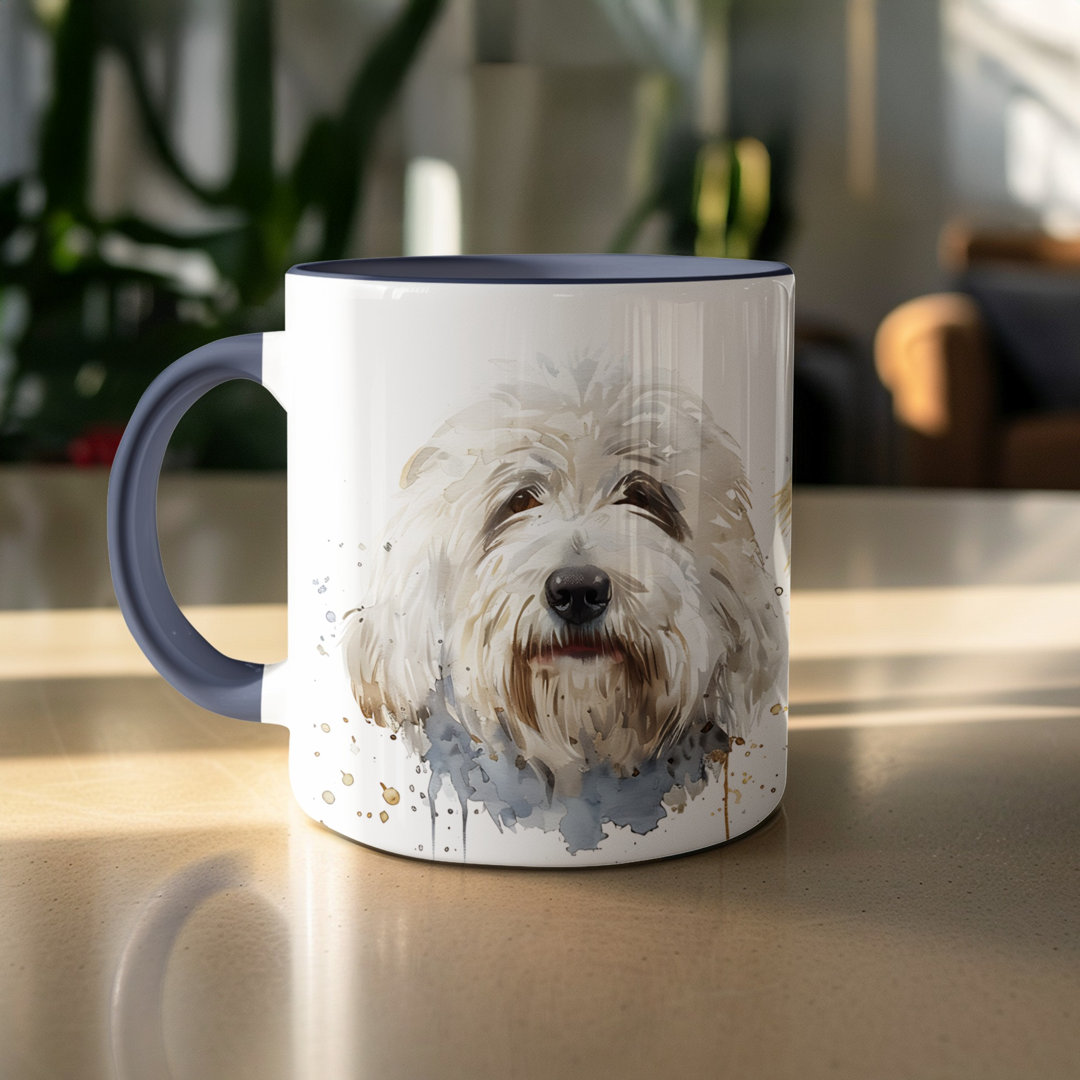 Three Happy Chow Chow Puppies Design 11oz Coffee Mug