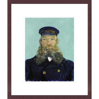 Portrait of Postman Roulin par Vincent van Gogh, impression giclée sur cadre