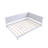 80"X58" Full Size Wood White Bed-106736544