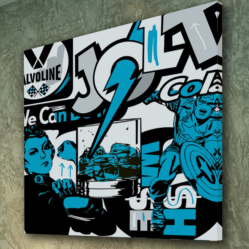 Jolt 2 by Josh Ruggs - Wrapped Canvas Print, 46 cm H x 46 cm W