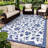 Floral Outdoor Rug Patio Waterproof Foldable Reversible Plastic Straw Rug for RV Camping, Picnic, Beach, Balcony, Deck & Garden-1863580679-1863580682