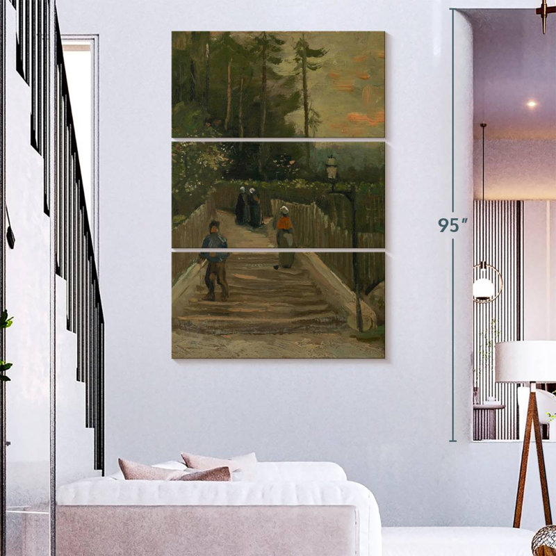 Chemin Sirci à Montmartre, H 74 po x l 48 po