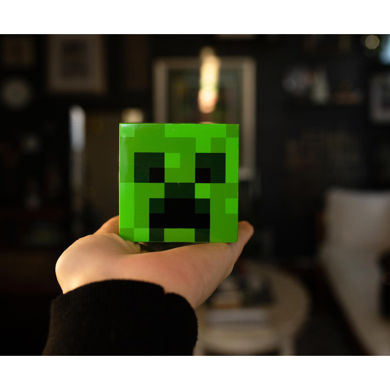 Minecraft Green Creeper LED Nightlight with Auto Sensor