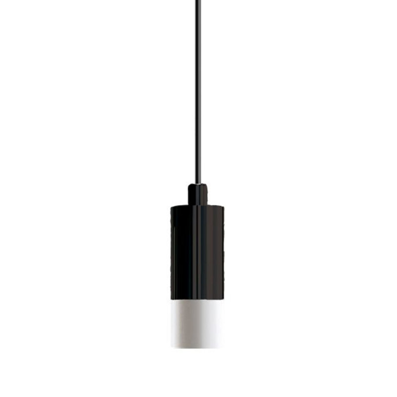 Luminaire suspendu en acrylique givré Light Guide - 3 W, Noir mat, H 7 po x l 1,1 po x P 1,1 po