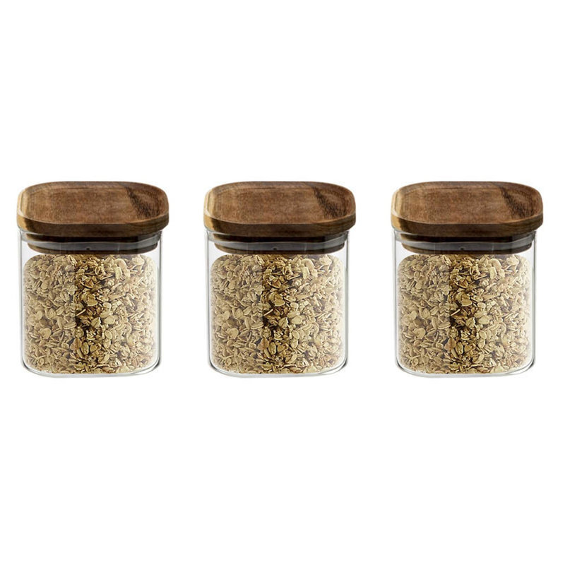 Glass Jar - Set of 3