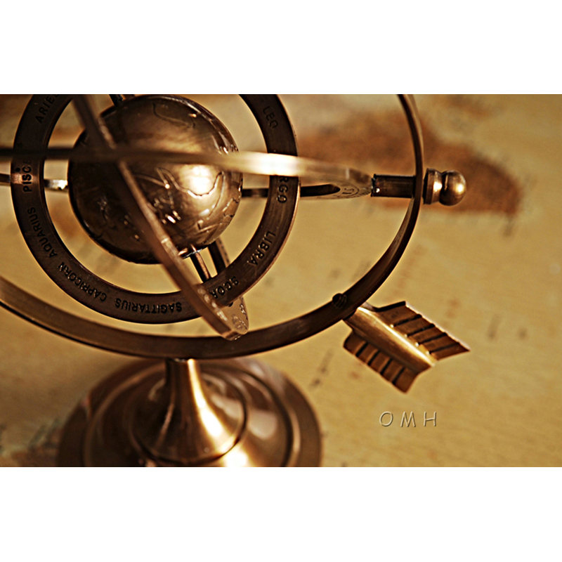 Metal Tabletop Globe