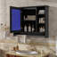 Armoire de salle de bain, armoire murale avec tablette réglable et porte à fermeture en douceur pour la salle de bain-1704677479