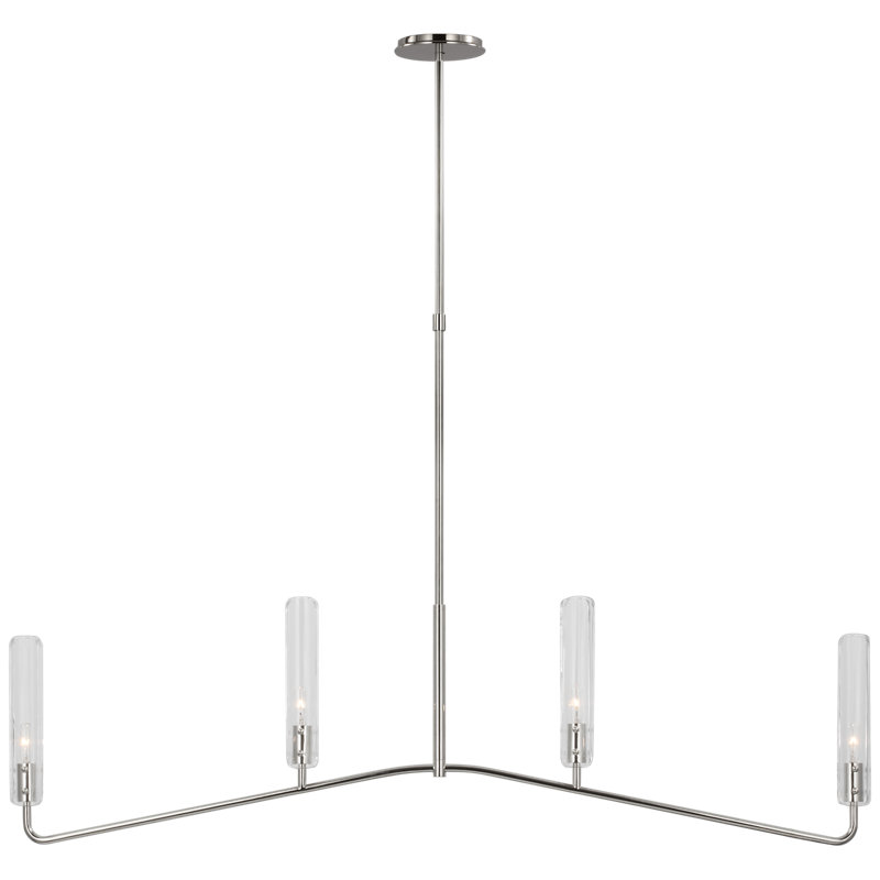 Casoria 4 - Light Chandelier, Polished Nickel