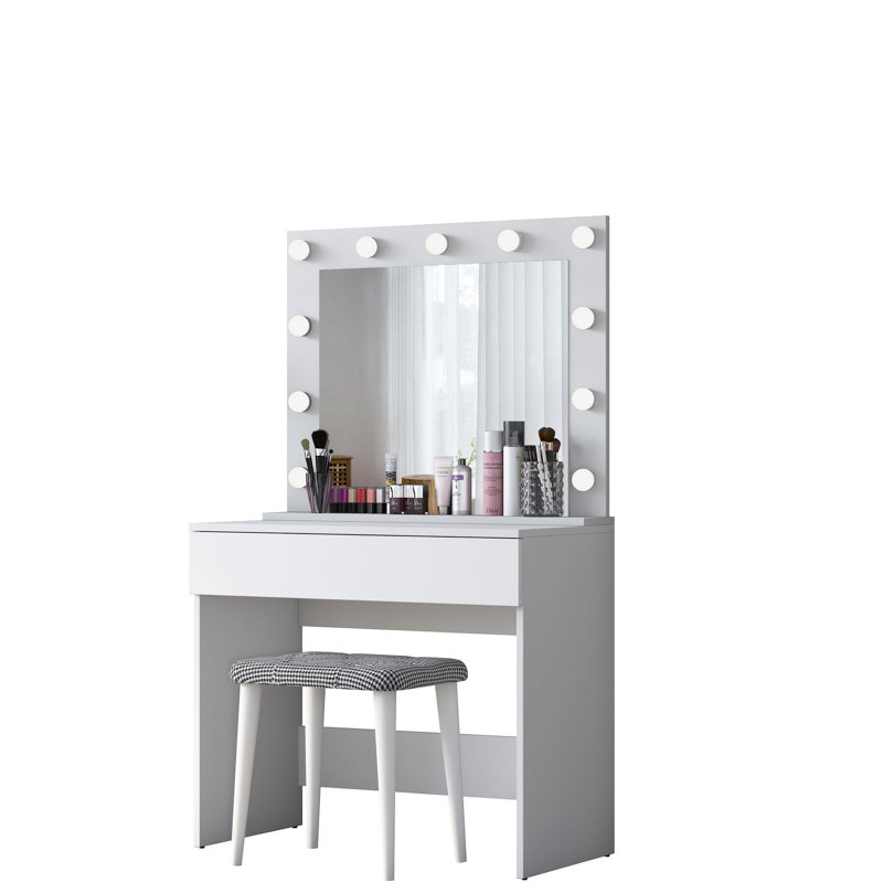 Atesha Dressing Table with Mirror