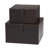 Brownsburg 2 Piece Handmade Faux Leather Decorative Box Set-765239753-764850804
