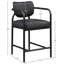 Tabouret de comptoir rembourré Serava-129631232