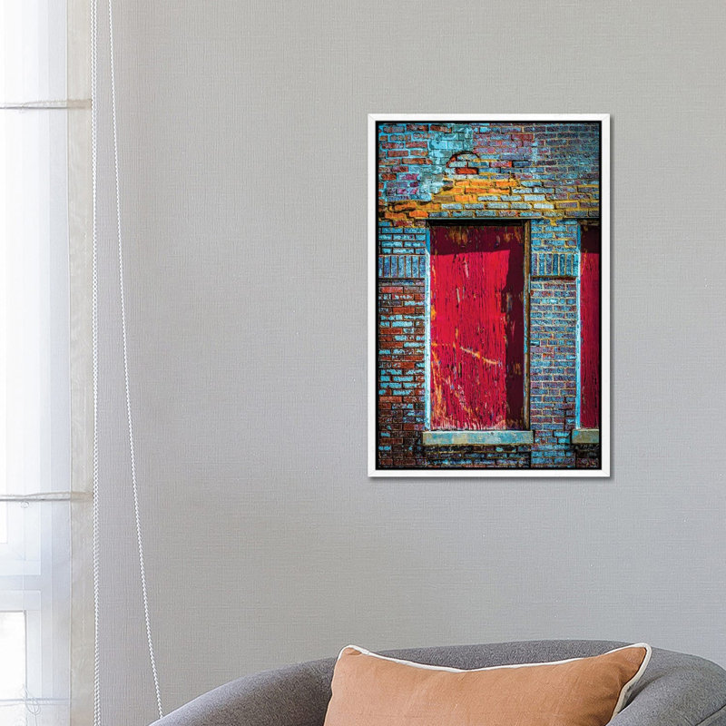 Parking Garage In Wrigleyville by Raymond Kunst - Gallery-Wrapped Canvas Giclée on Canvas, White Framed