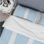 Ensemble de housse de couette à rayures bleues et blanches Magic I - Glam-109174166
