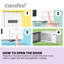 Comfee Compact 700W Countertop Microwave Oven Cmo-Emp01Ma: Mute Function, Eco Mode, And Easy One-Touch Buttons, Ideal For Daily Cooking Needs, 0.7 Cu Ft, White