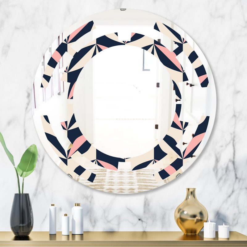 Miroir mural Floral, 31,5 po x 31,5 po