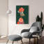 «Portrait de girafe par madame Regal» par Yvette St. Amant, art mural en verre acrylique, 24 po x 36 po-746617791