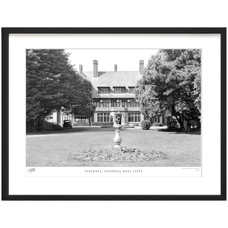 Sizewell, Sizewell Hall C1955 by Francis Frith - Single Picture Frame Print, 40cm H x 50cm W x 2.3cm D