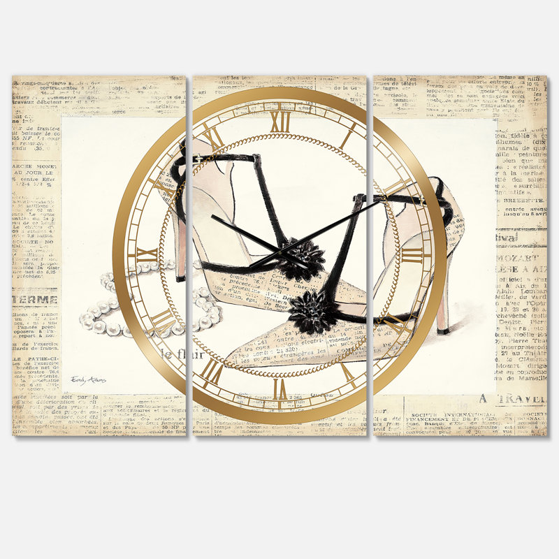 Chic Galm Closet III - Horloge murale traditionnelle