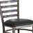Brixton Hercules Series Ladder Back Metal Restaurant Barstools-21223160-49305574-49305572