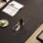 Black Rectangular Solid Wood + Acrylic desk-1966892392