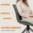 Upholstered Mid-century Modern Swivel Dining Chairs Set of 4-441576895