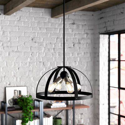Calloway 4 - Light Dimmable Geometric Chandelier