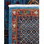 Tapis unique noué à la main Serapi - bleu clair, 7 pi 11 po x 9 pi 10 po Serapi