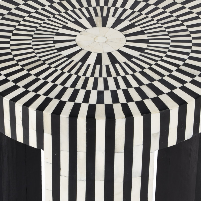 Rimma Bone Inlay Side Table
