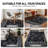 Geometric Shag Rug – Anthracite Dark Gray – Medium Pile, Soft Texture, Kid Friendly-354749493