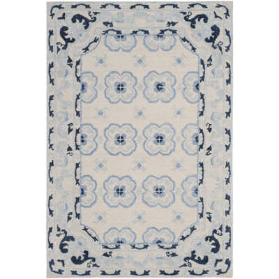 Cruz Hand Tufted Wool, Viscose Oriental Rug