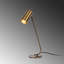 Lampe de table industrielle Kongsvinger avec corps en métal, finition cuivre rétro, 21,7 x 3,1 pouces | Hauteur: 21,7 po, diamètre du capuchon: 3,1 po | Douille E27 (40 W maximum), câble de 78,7 pouces, indice de protection IP20 | Parfait pour la décoration et le bureau modernes-90930316