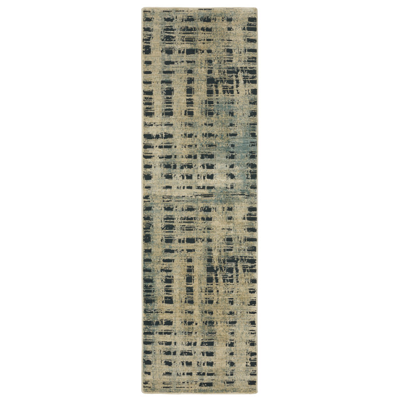 Geometric Indoor Rug, Runner 2'3" x 7'6"