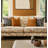 Simple Creative Printed Sofa 86.6'' Upholstered Sofa