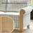 Terren 81" W Linen Striped Sofa-350112749