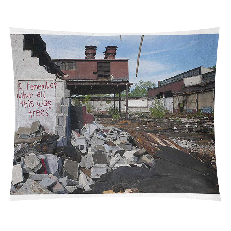 Polyester Tapestry, 51" H x 60" W x 1" D