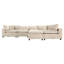 Canapé modulaire en velours Hayward