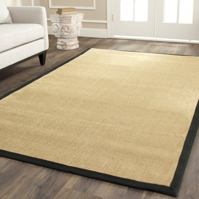 Auckland Jute Maize/Black Area Rug