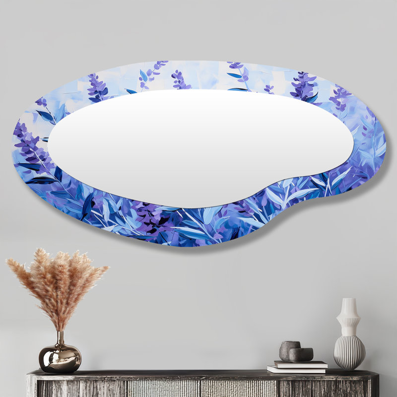 Grand miroir mural lavande Serenity II - Herbs