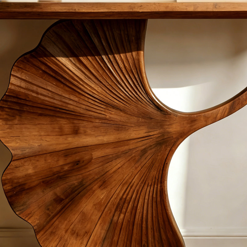 Nordic Style Solid Wood Console Table, 35.4" H x 62.9" W x 15.7" D