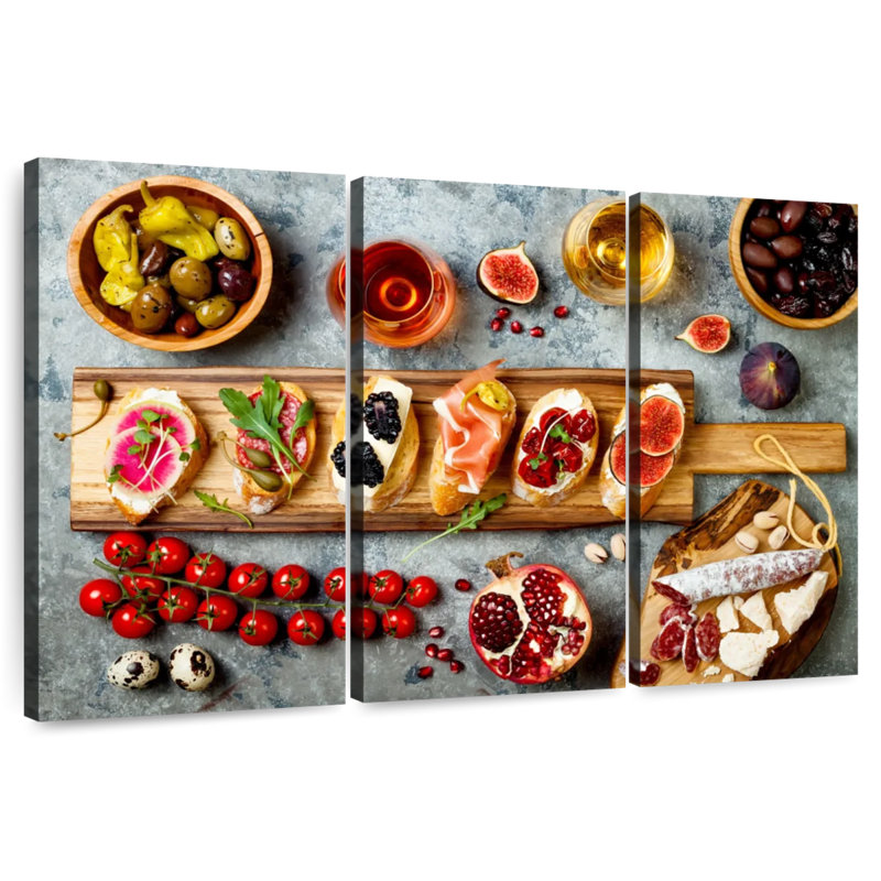 Yarlin, Antipasti italien, H 32 po x l 50 po
