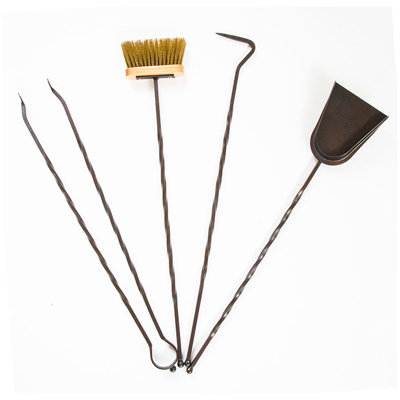 Abyssinia Iron Fireplace Tool Set