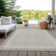 Machine Washable Indoor/Outdoor Christain ACN1401 Gray Rug